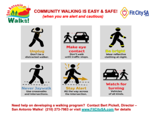 SA Walks Safety Tips